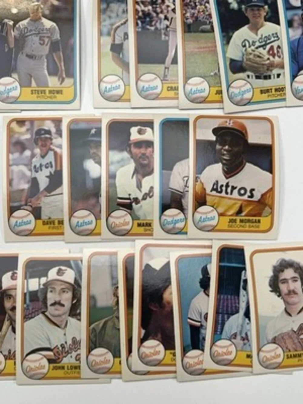 1970’s -1980’s Topps Fleer Baseball Lot ~350 Cards Low Grade